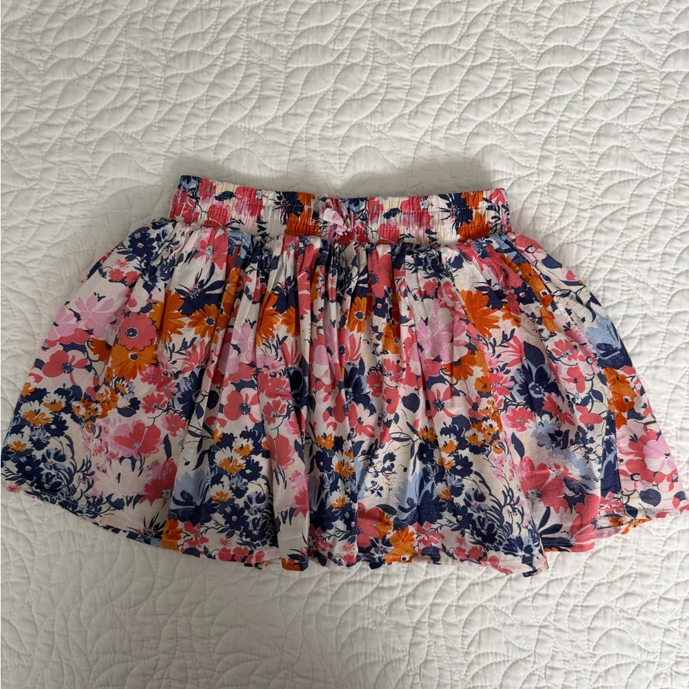 Janie and Jack Floral Skort